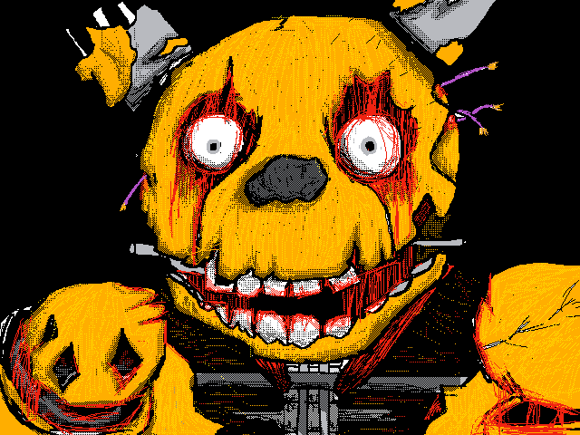 A Springtrap Drawing