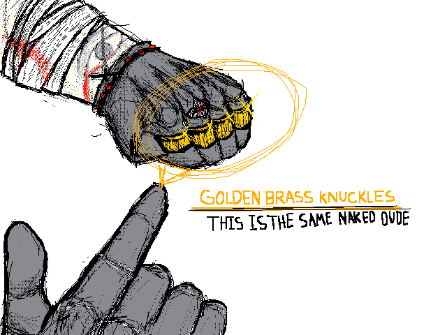Golden Brassknuckles