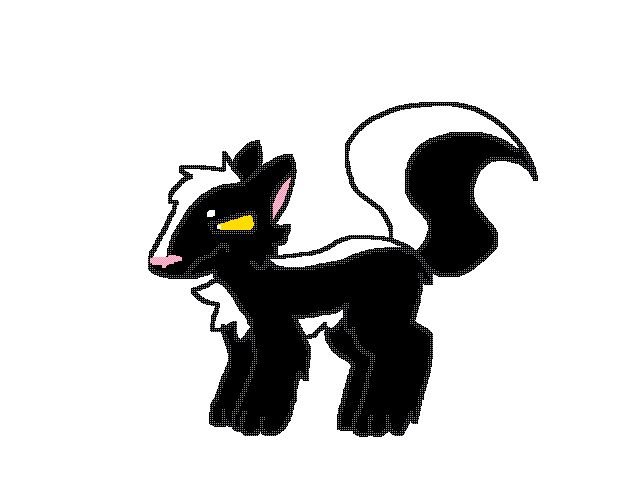 Grumpy skunk