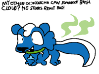 Cloud: i don’t stink >:(