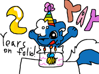 YAY IT’S MY FOLIO BDAY!!🦨🎂
