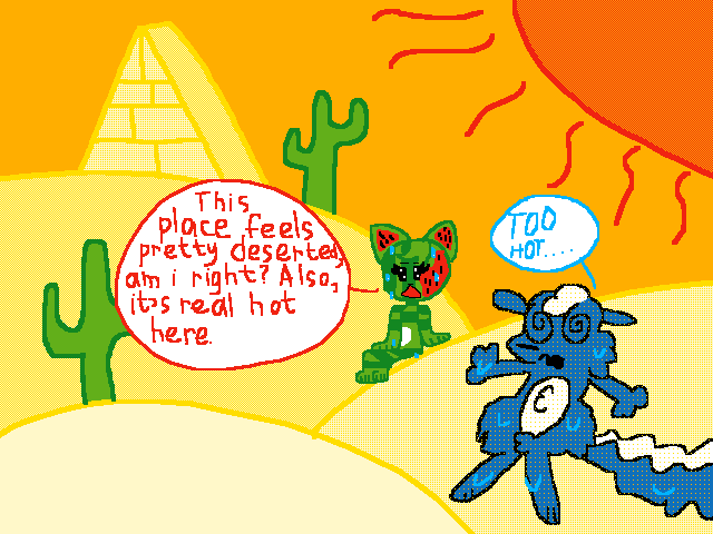 In the desert collab