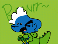 Dinosaurs go rawr (cloud likes Dinos lol)