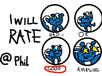I will rate @phil (closed)