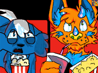 Watching movie collab
