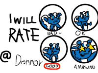 I will rate @donnor (closed)