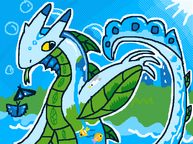 Frutiger aero creature