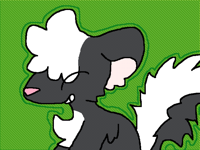 Stella the skunk In my style (over the hedge)