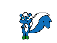 POV: my oc turns to Normal skunk