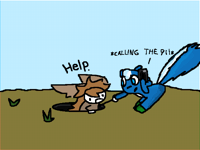 Falling down a hole collab/ template