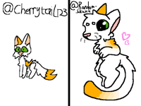 Draw my oc in Your style. ( @cherrytail123 )