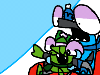 Sledding down (redraw)