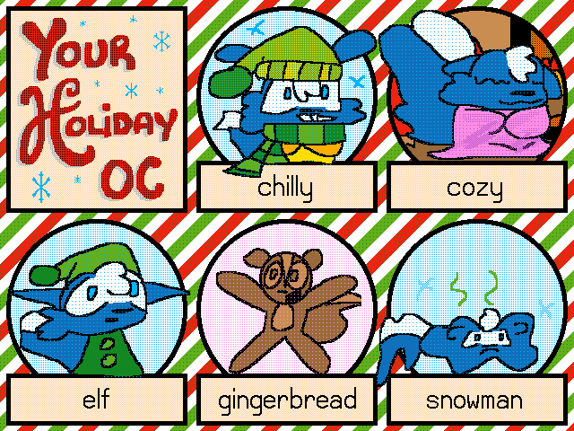 share: your holiday oc