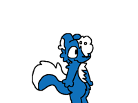 Never scare a skunk..