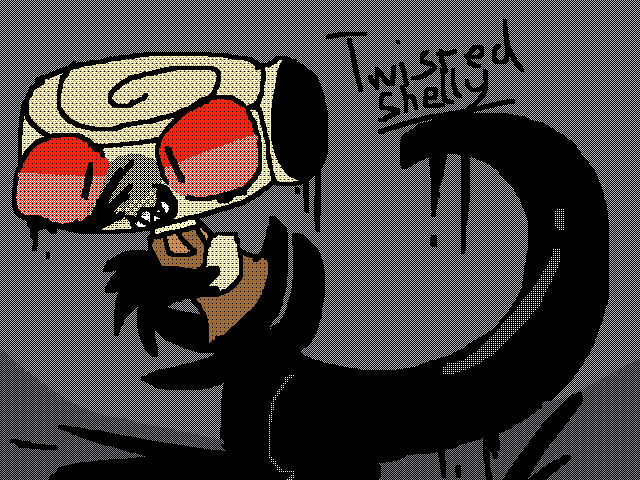 I tried drawing twisted Shelly 😭😭😭