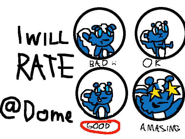 I will rate @dome (closed)