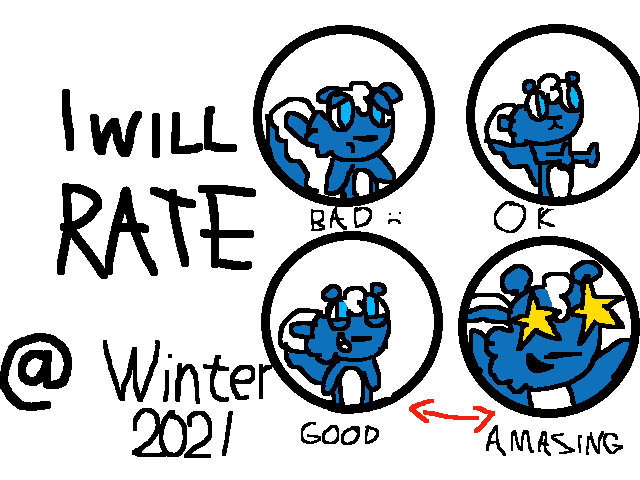 I will rate @winter2021 (closed)