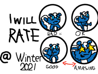 I will rate @winter2021 (closed)