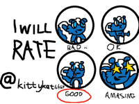 I will rate @kittykat4467 (closed)