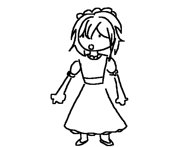 folio AI, generate rui kamishiro in a maid dress