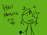 How i make hair physics