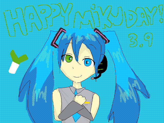Happy miku day!! (LATE)