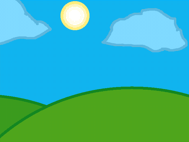 A sunny day