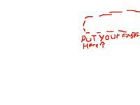Put your finger here