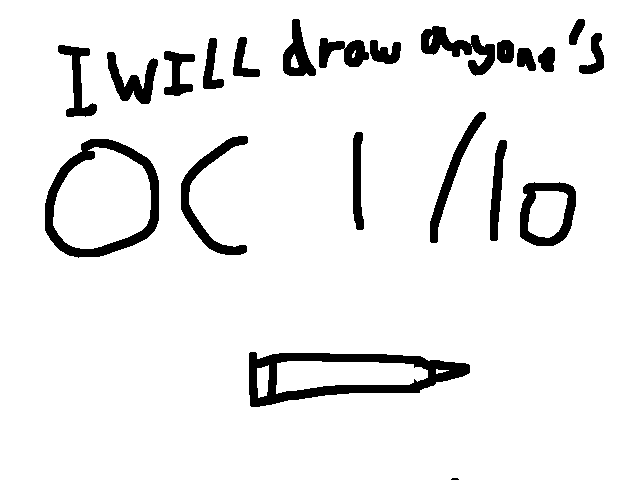 I will draw anyone’s oc