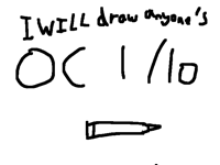 I will draw anyone’s oc