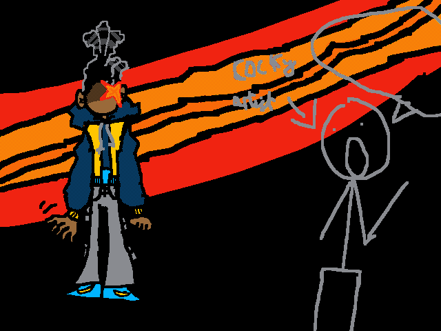 POV: a cocky artist saying art is super easy