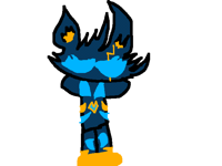 What is the blue Smurf cat