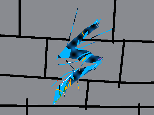 Lightning bolt graffiti
