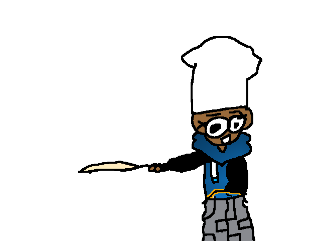 You flip a pancake and it goes into ur hoodie