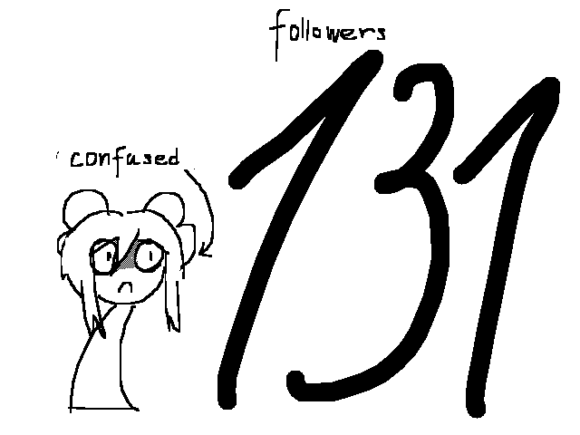 131 FOLLOWERS???!?!