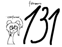131 FOLLOWERS???!?!