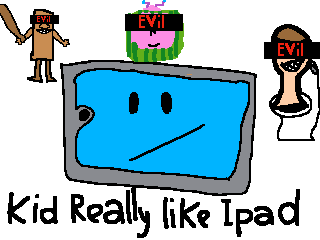 Kid Really like iPad 😔