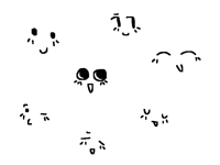 i LOVE when artists add those things under eyes