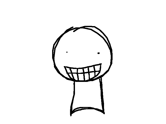 this is how i see “:)” sometimes