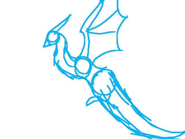 Dragon flying cycle