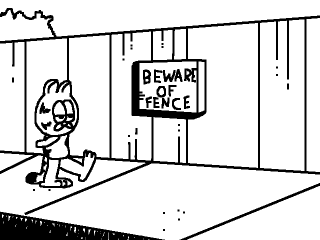 I animated a garf comic