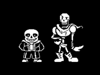 Sans and papyrus