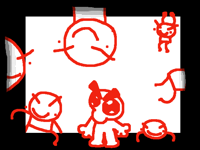 I wanna make him 4th wall break :/