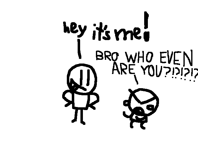 My old oc meets my new oc