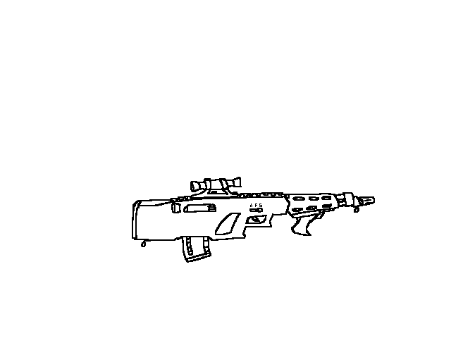 random bullpup rifle