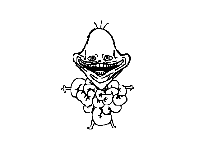 uh bald gut creature smth