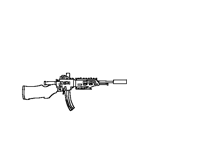 ar-styled, rifle stock, 7.62x25mm, suppressed carb