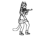 gun catgirl