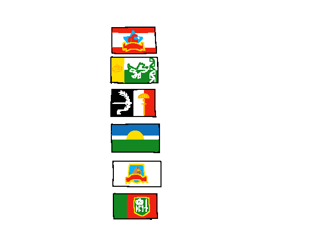 fake ahh flags i drew for absolutely no reason