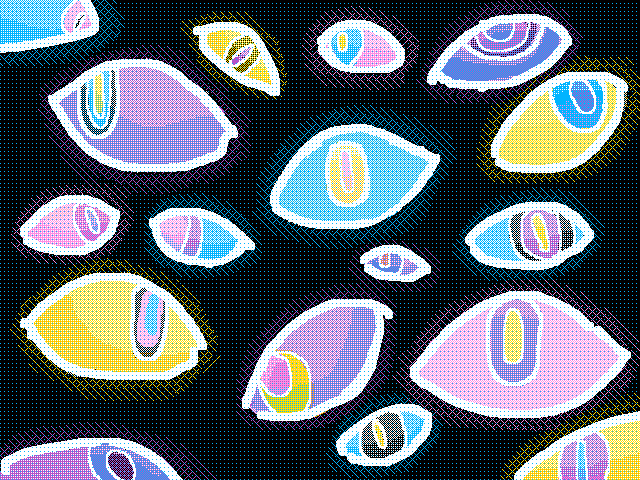 Abstract Eyes Form TADC finished Mis Folioscope Abstract Eyes Form TADC finished Mis Folioscope